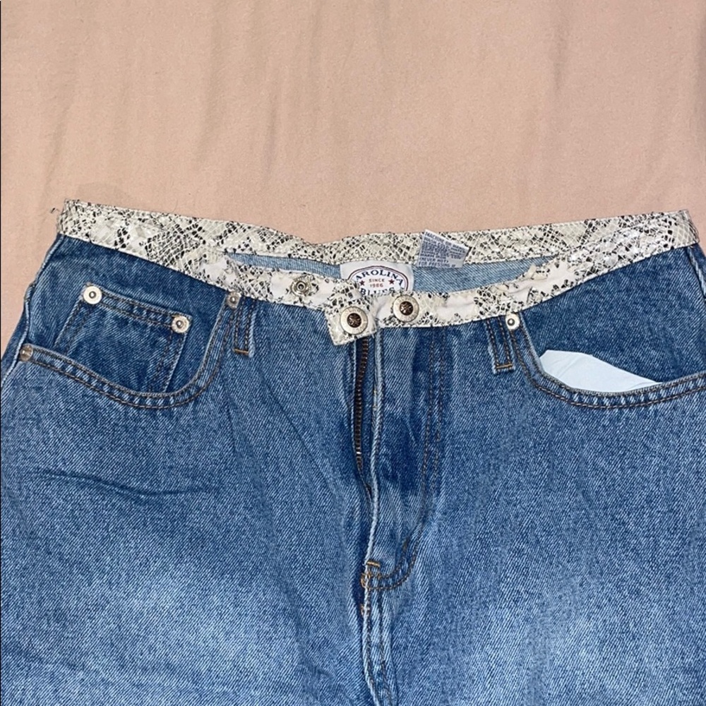 Custom Snakeskin Jeans